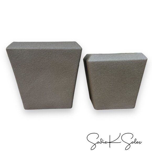 9.84" Square Planter Pot  - Charcoal Gray Ceramic - Threshold Studio McGee - Picture 5 of 7